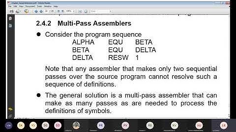 one pass assembler