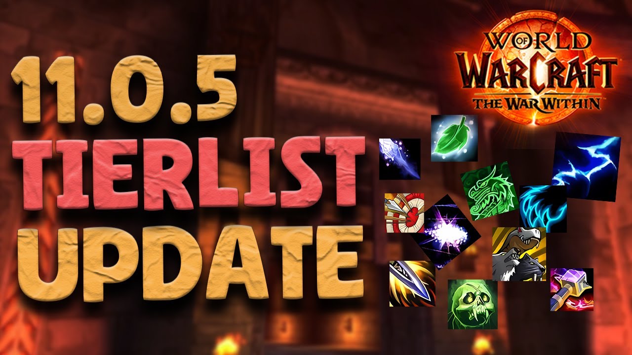 RANKING ALL SPECS & CLASSES IN MYTHIC+ | 11.0.5 PATCH UPDATE | The War Within