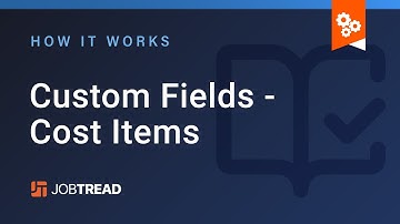 Custom Fields - Cost Items