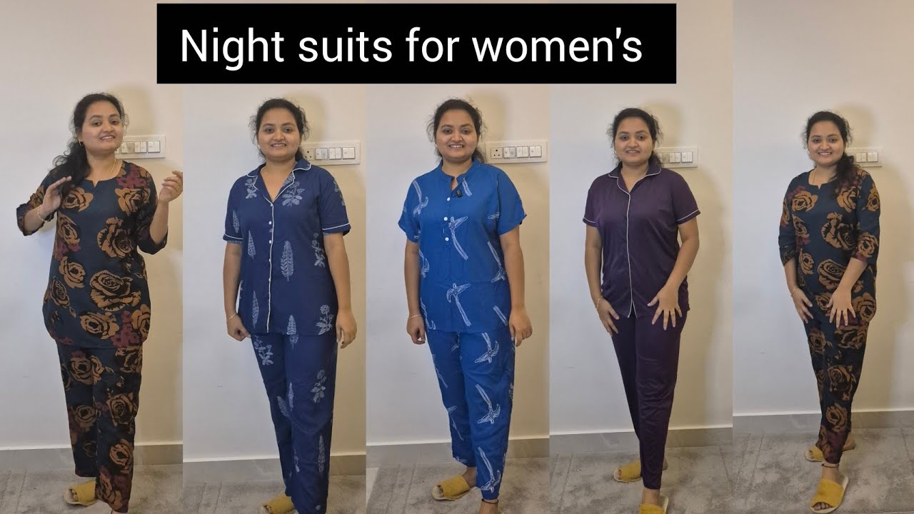 Flipkart night suits haul | Night wear 😴 | cotton dresses | Cotton Night wear collection 