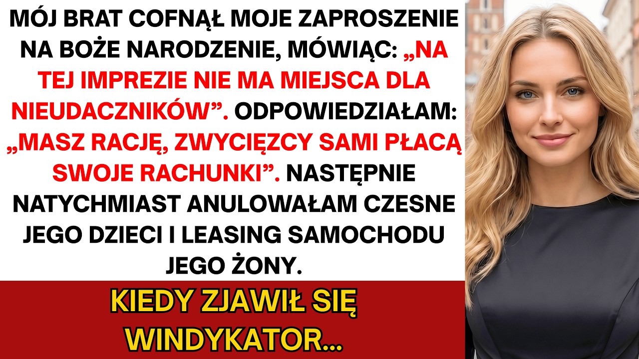 Trzy dni po operacji, gdy ledwo mogłam wstać z kanapy, zadzwonił mój brat. Myślałam, że chce sprawdzić, co u mnie. Zamiast tego usłyszałam: „Nie ma miejsca dla nieudaczników, Renata. Nie pasujesz...