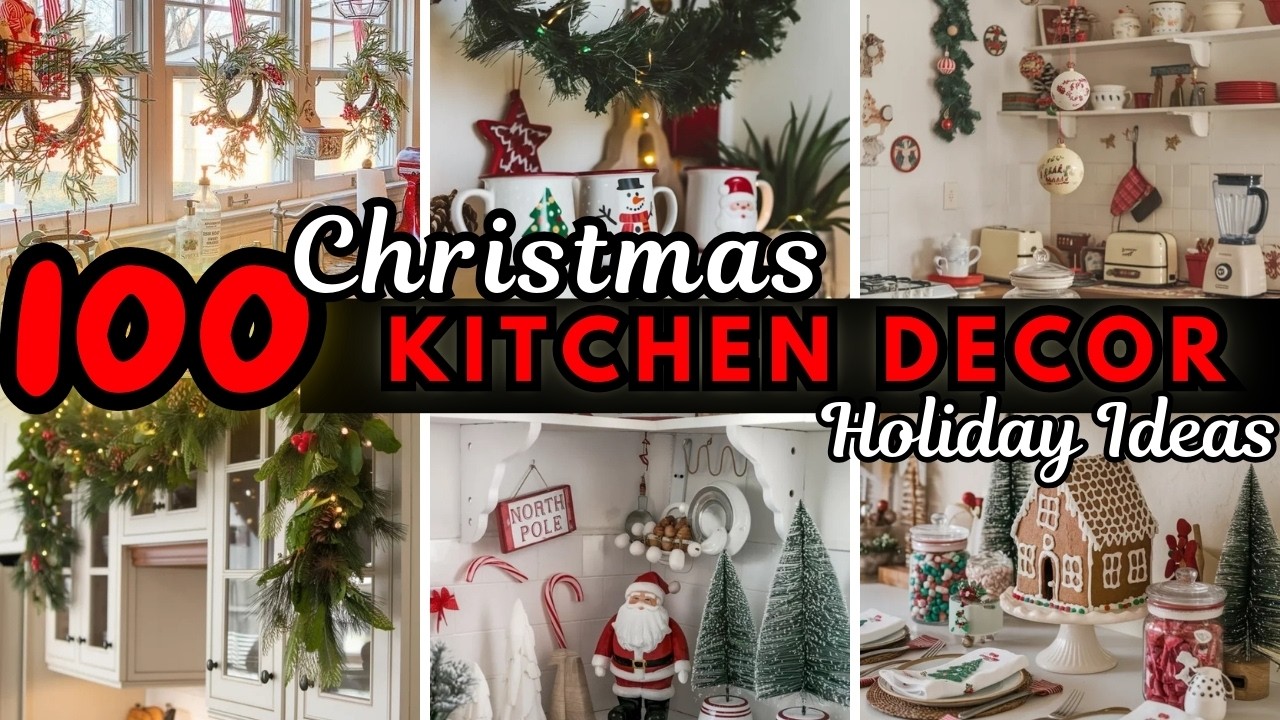 Quick and Easy Christmas Kitchen Decor Ideas for 2025
