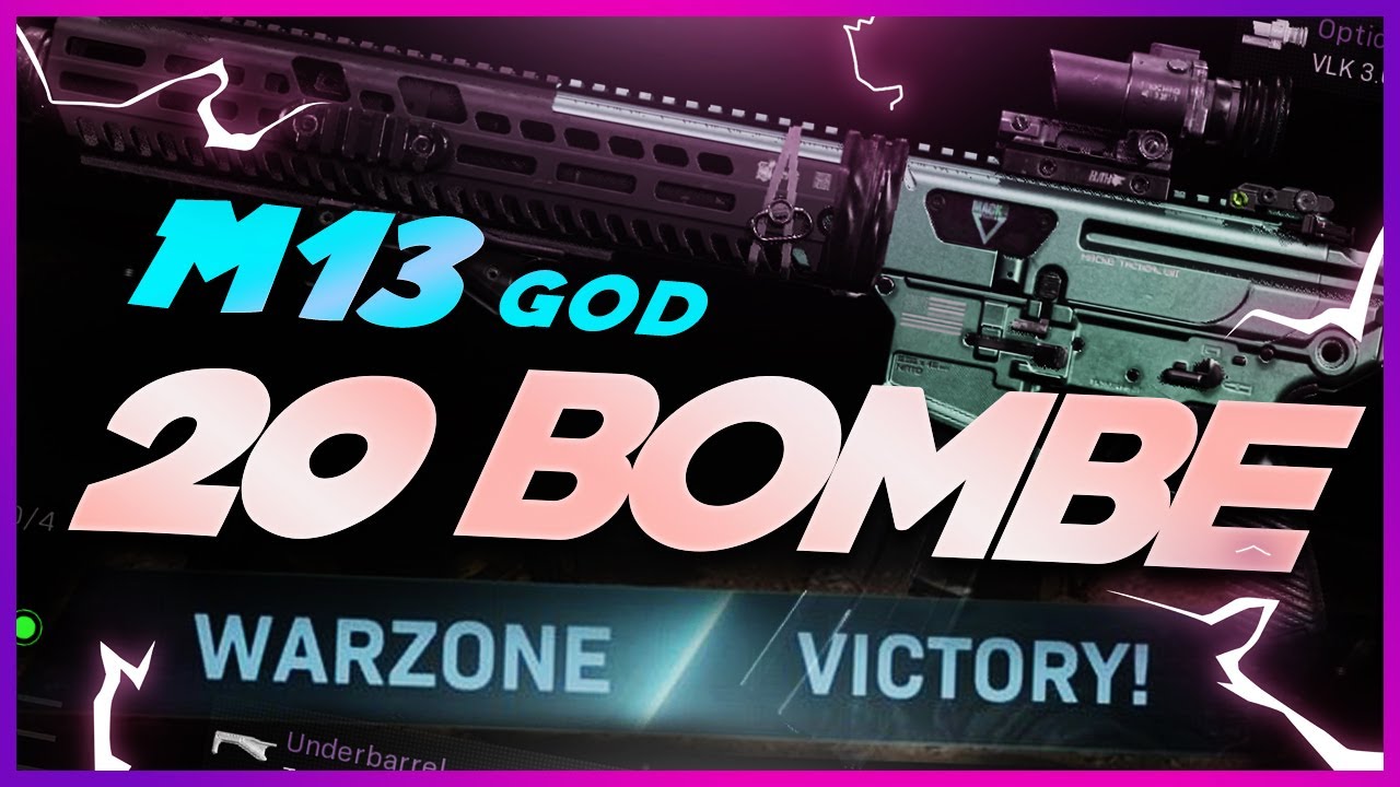 COD WARZONE: M13 DEVASTANTE - ZERO RECOIL - 20 BOMBE - YouTube