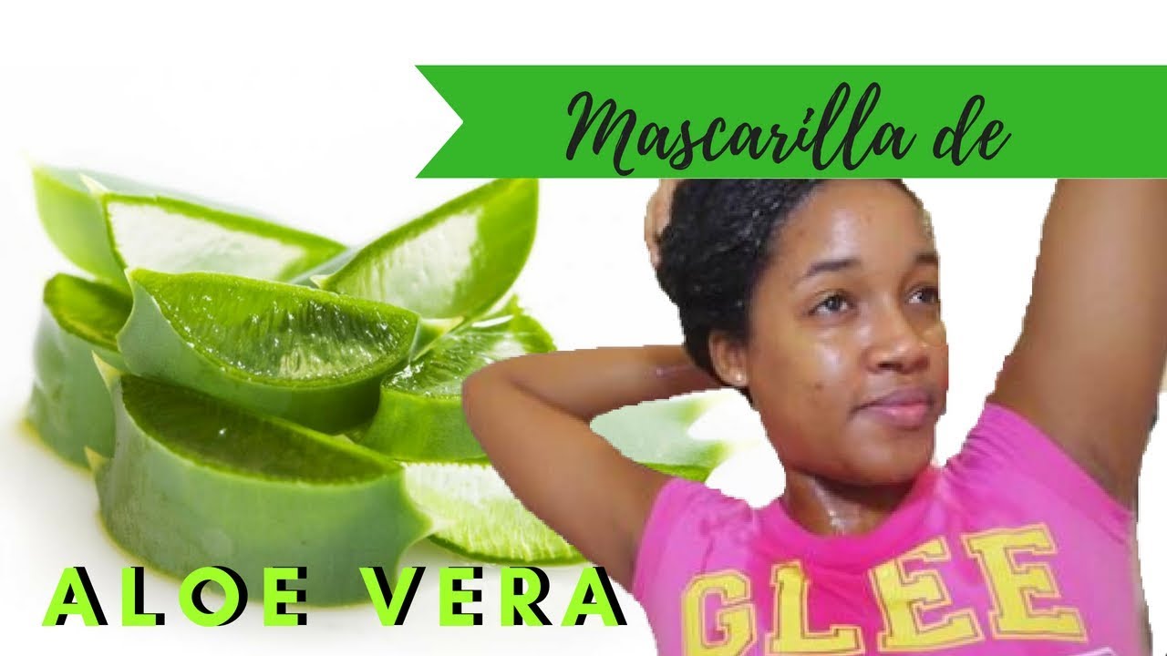mascarilla del pelo con aloe vera