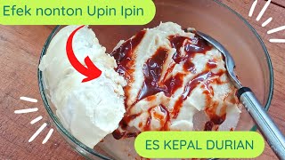 Uncle Muthu and Upin Ipin's durian ice cream. So refreshing. @tipsmemasak