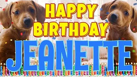 Happy Birthday Janette! ( Funny Talking Dogs ) What Is Free On My Birthday