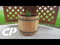 Make a Wooden Planter from used decking wood