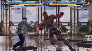 Tekken 8 Jin takes on Bushin Fakhuram