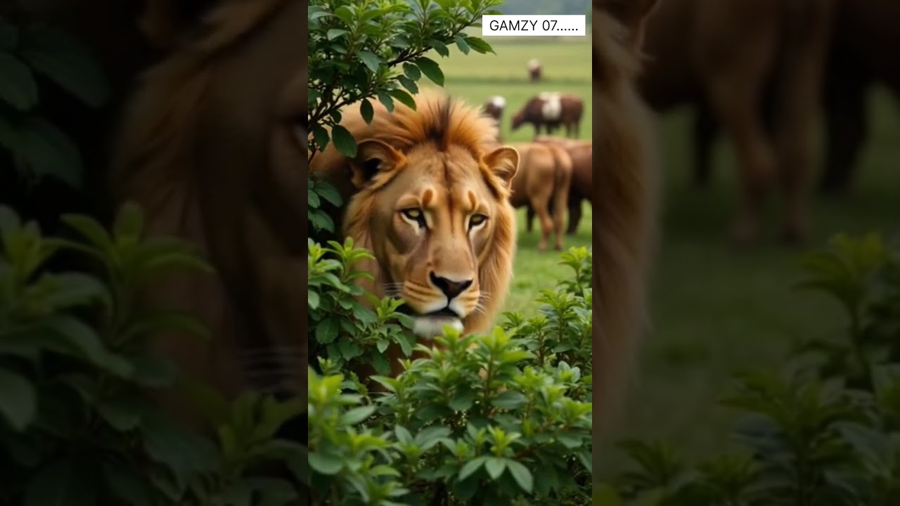 "The Cow and The Lion | Unity is Strength | Moral Story in English"