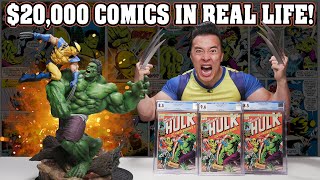 MOST VALUABLE COMIC BOOK IN REAL LIFE!!! $20,000 Hulk 181 Disaster! Hulk vs Wolverine Maquette!