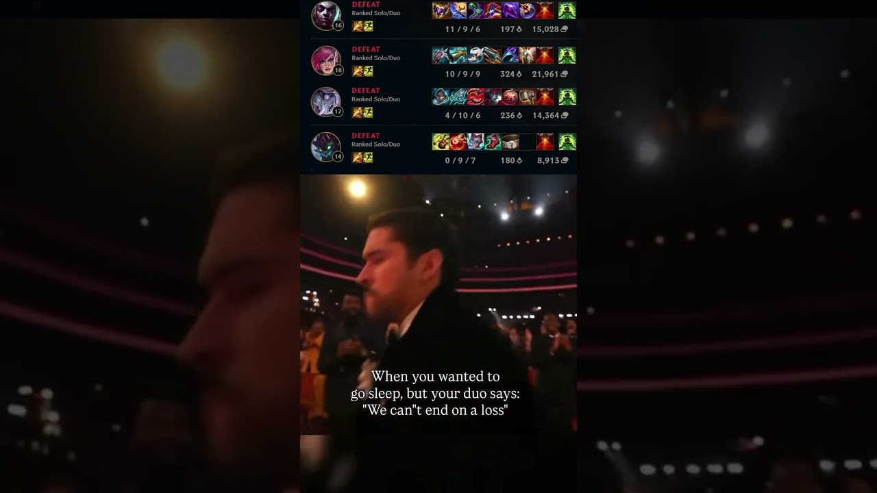 We can't end on a loss" #leagueoflegends #shorts