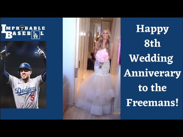 Dodgers Freddie Freeman celebrates Wedding Anniversary w/ model