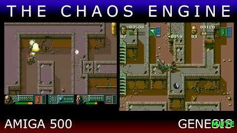 Amiga 500 V Sega Genesis - The Chaos Engine (1993)