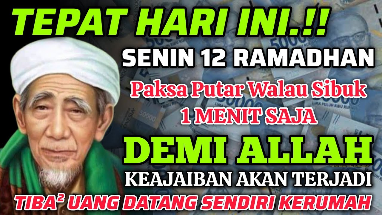 🔴ALHAMDULILLAH🤲 BARU PUTAR SEBENTAR UANG BENAR2 DATANG SENDIRI KERUMAH, DOA KEKAYAAN PALING MUSTAJAB