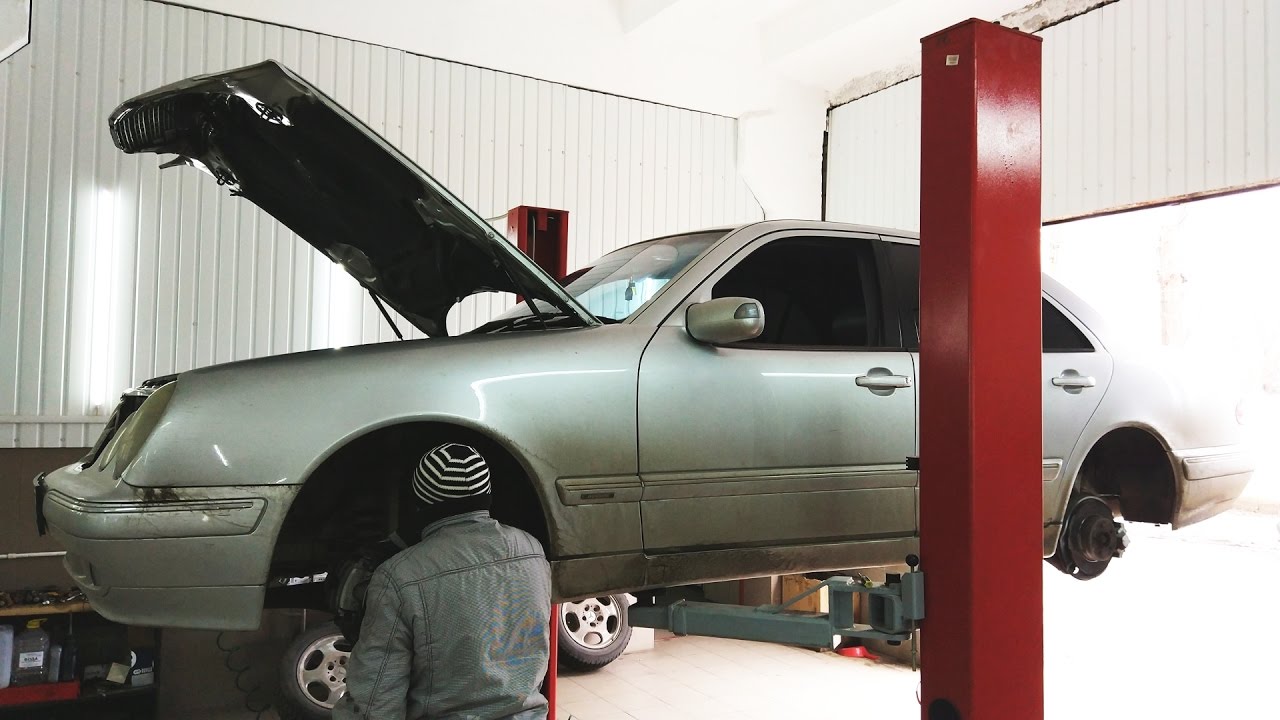 Колодки ручника w210