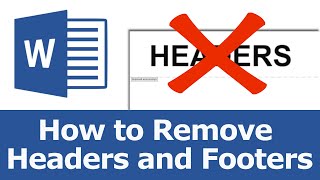 How to remove all headers and footers in Microsoft word