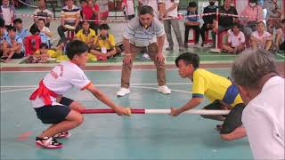 Sôi nổi hai môn thi đấu Đẩy Gậy và Kéo Co tại Hội khỏe Phù Đổng tỉnh Kiên Giang