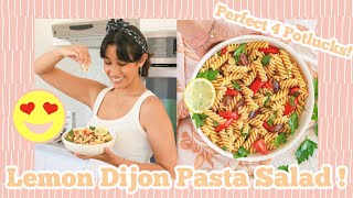 🍋 Lemon Dijon Vinaigrette Pasta Salad 🍋