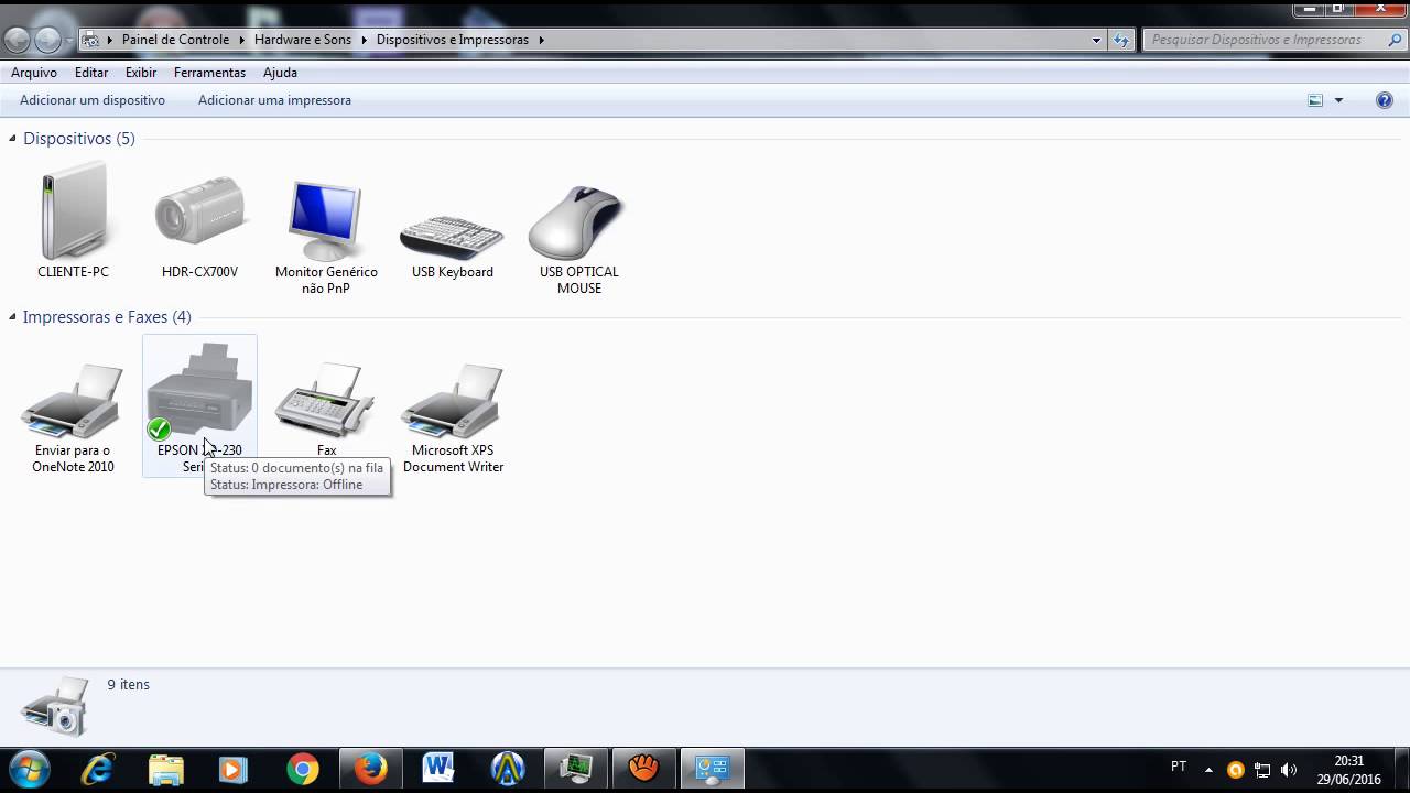 como configura a impressora xp-231 para wi-fi - YouTube
