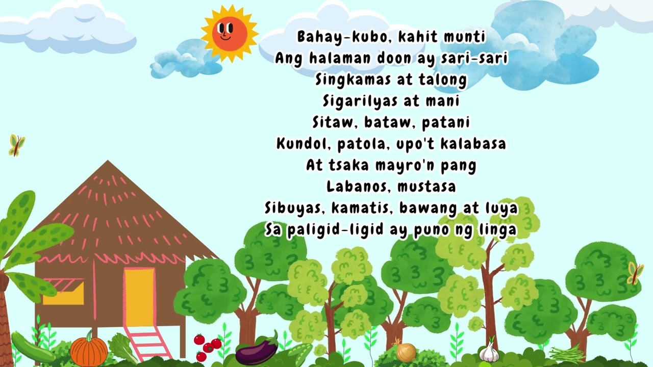 Bahay Kubo with Lyrics