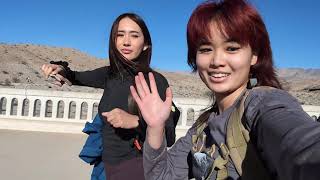 2 girls vs Arizona Hot Springs! // ft. Arya Rae and Corvi Feon