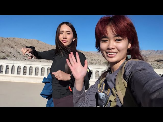 2 girls vs Arizona Hot Springs! // ft. Arya Rae and Corvi Feon