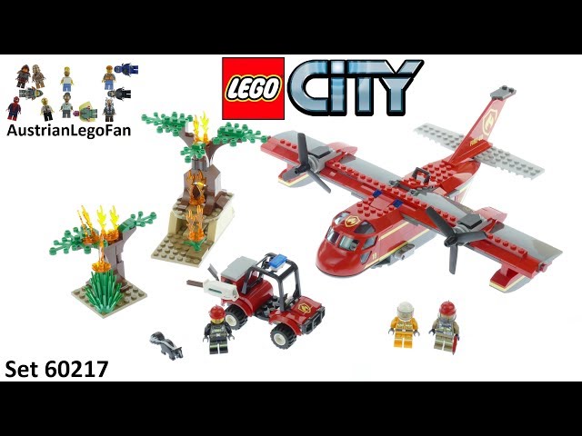 Bopæl Badekar ekstra Lego City 60217 Fire Plane Speed Build - YouTube