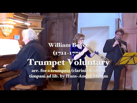 Voluntary D major by William Boyce arr. for 2 trumpets & organ by Hans-André Stamm @hans-andrestamm4988