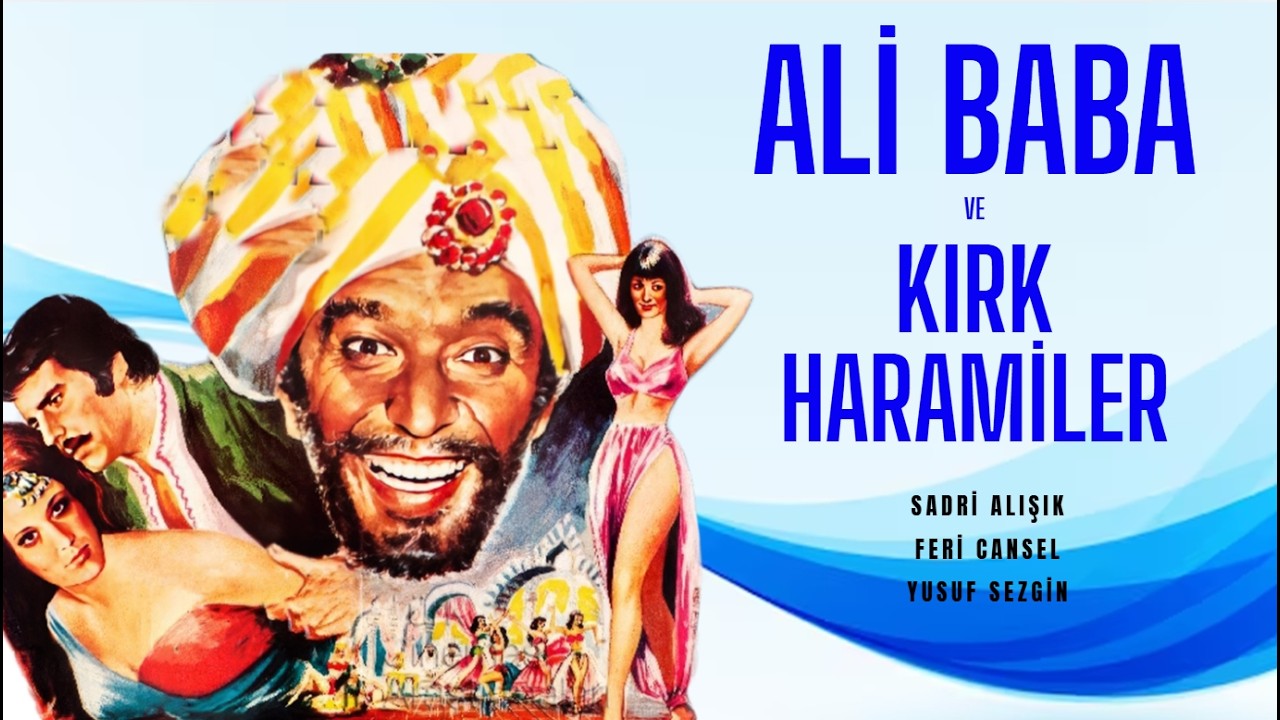 Ali Baba ve Kırk Haramiler Türk Filmi | FULL | Restorasyonlu | Sadri Alışık | Feri Cansel