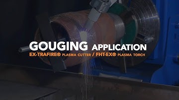 Thermacut® FHT-EX® plasma torch - plasma gouging application