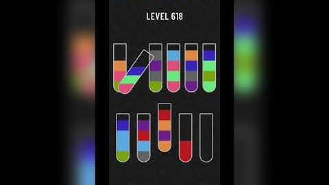 Water sort puzzle level 618