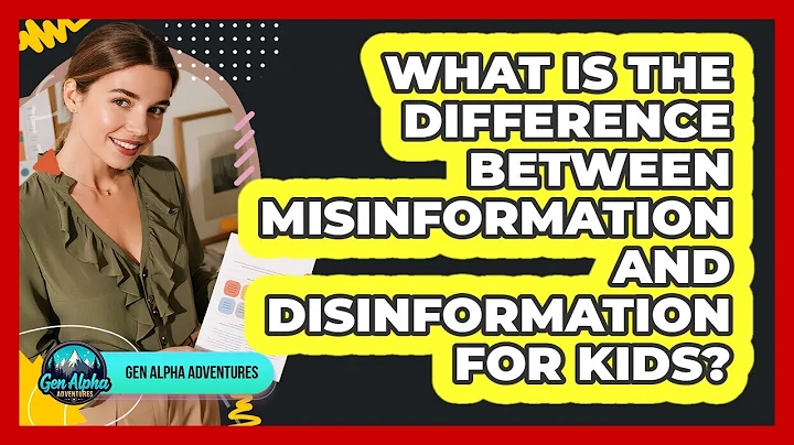What Is The Difference Between Misinformation And Disinformation For Kids? - Gen Alpha Adventures