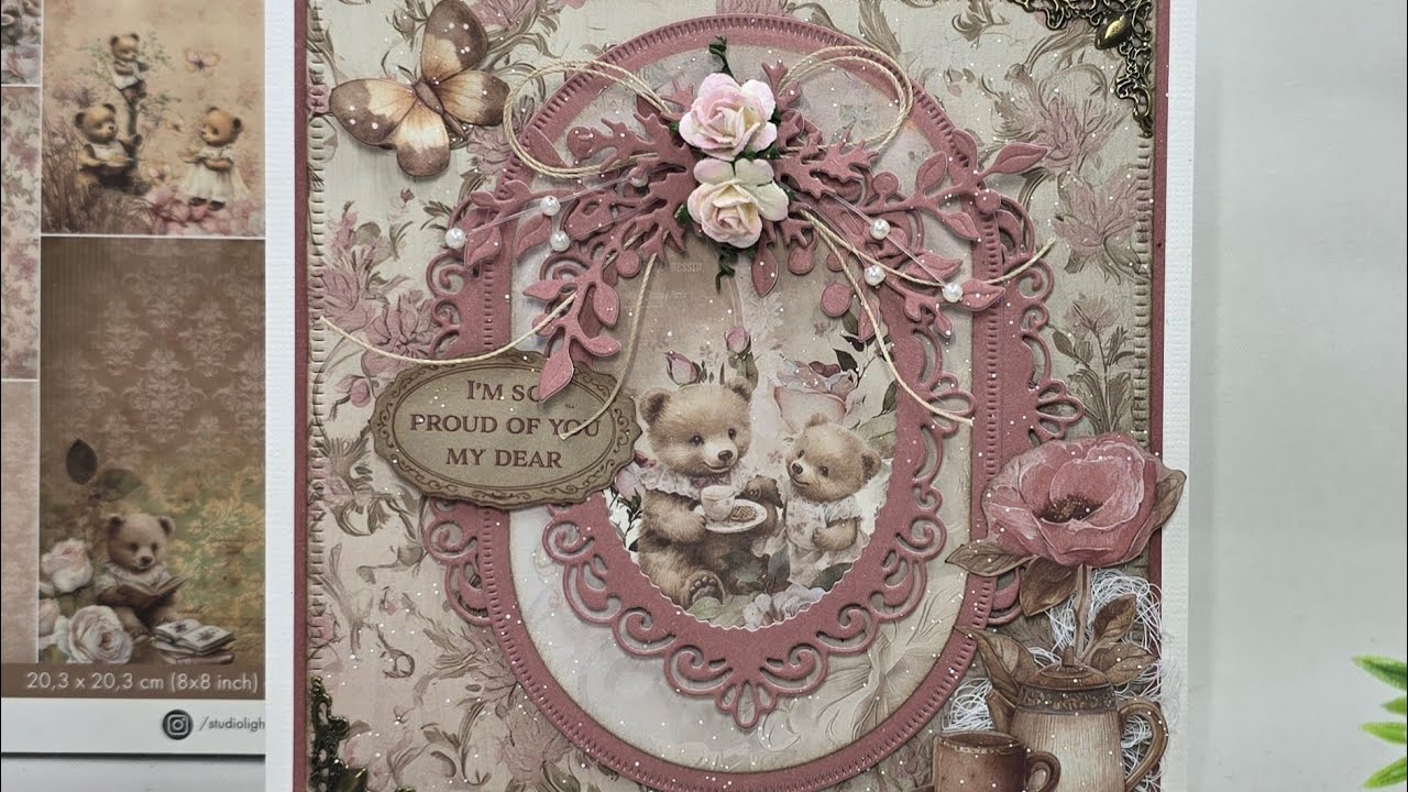 Eenvoudig kaartje met SL-TTT-CD1079 van Studiolight.