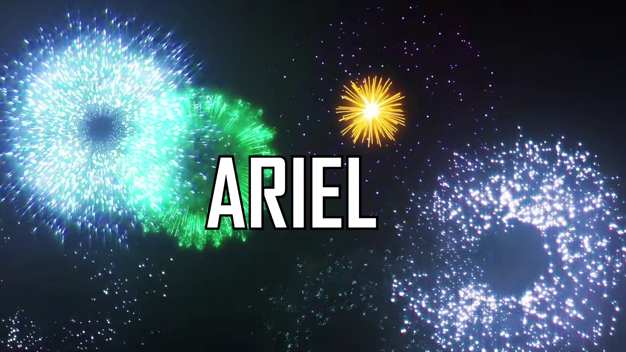 Joyeux Anniversaire Ariel Youtube Joyeux Anniversaire Ariel Youtube