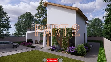 Sketchup tutorial house building  Sketchup House Design  Part 2