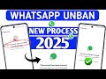 This account cannot be longer use Whatsapp New process 2025 | Whatsapp unban problem solve 100% work