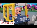 The Wheels On The Bus Go Round and Round - Pretend Play | Nursery Rhymes &amp; Baby Songs | Infobells