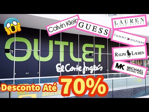 OUTLET | El Corte Inglês | até 70% de DESCONTO !!!? ??