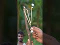 Creative nail irone and black wood slingshots #bamboocrafts #diya #craft #slingshot