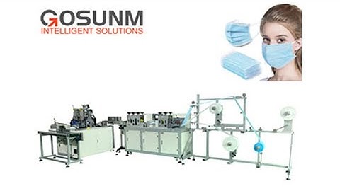 Factory Price Servo Control Automatic 3ply Surgical Face Mask Making Machine