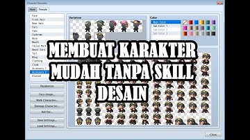 Membuat Karakter Mudah Tanpa Skill Desain - Panda Sarjana Part 2