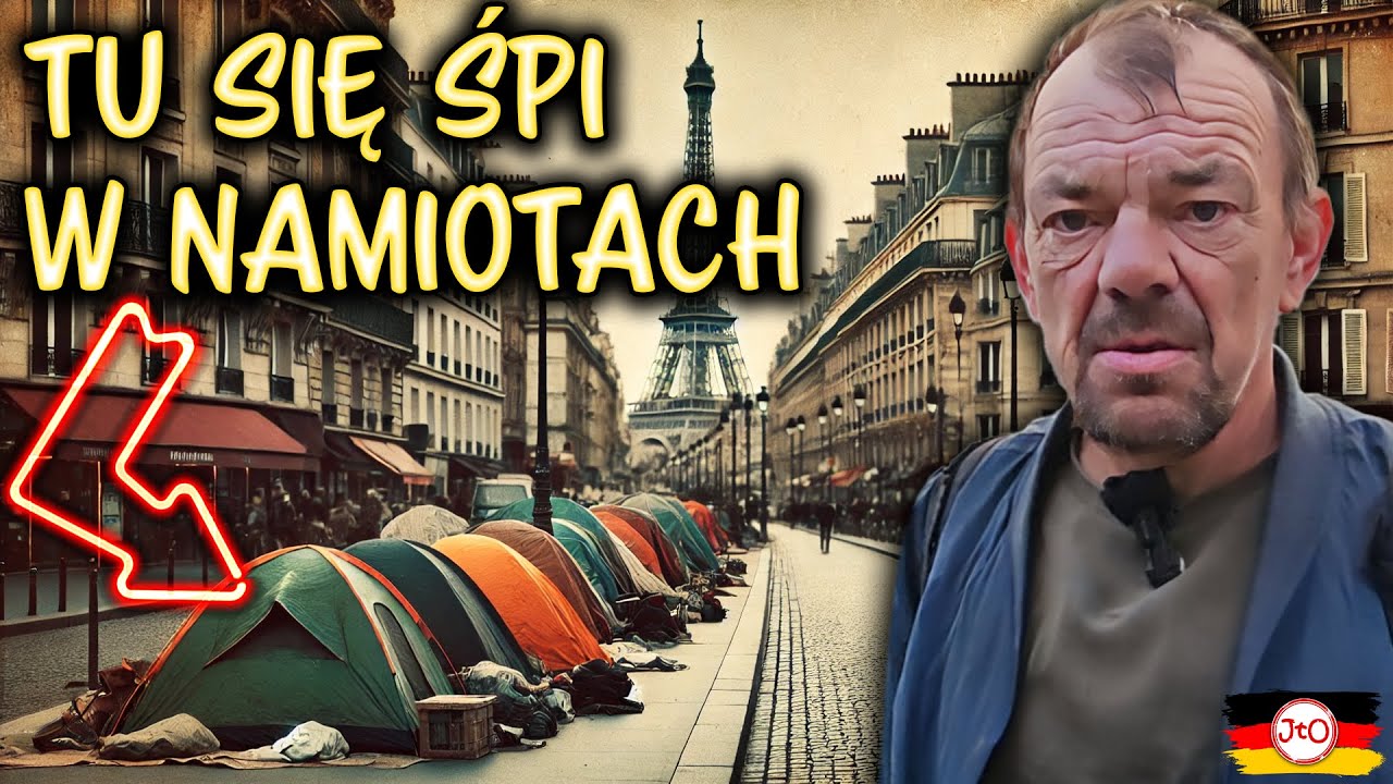 PARYŻ tu się ŚPI w NAMIOTACH!