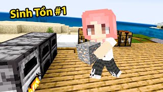 HEBI SINH TỒN THẾ GIỚ 1.16 TRONG MINECRAFT*TẬP 1 XÂY NHÀ TRONG NGÔI LÀNG MỚI MCPE