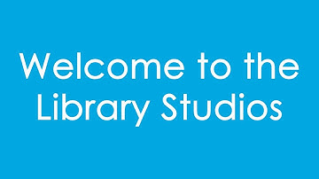 Wake Tech Library Studios Tutorial