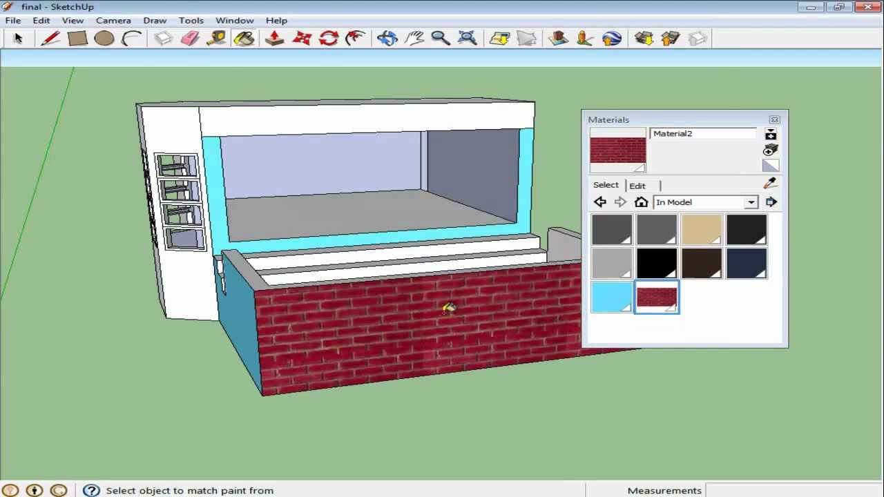 How To Create Materials In Google Sketchup