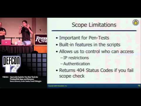 DEFCON 17: Injectable Exploits: Two New Tools for ...