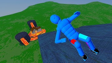 Ultimate Ragdoll Physics Showdown! Euphoria Engine Falling Test On Lava