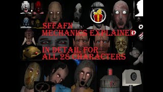 Slendrina's Freakish Friends and Family Night - All 28 Characters Explained in Detail (Ver 1.1.2)