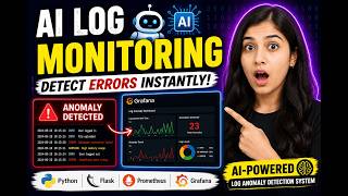 Build AI Log Monitoring System | Anomaly Detection using Python, Flask & Grafana | AI LOG MONITORING