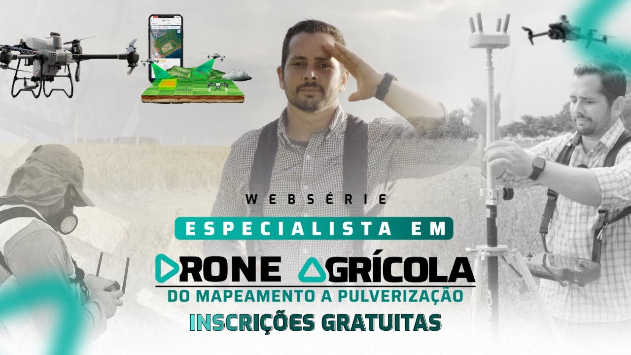 Inscrições Abertas - Comunidade Drone Experts,  Especialistas em drones agrícolas